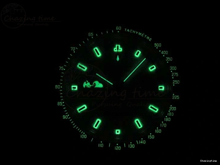 1227 Lightweight Speedmaster SS Snoopy OMF Best Edition White Dial on SS Bracelet Manual Winding Chrono Movement 7992